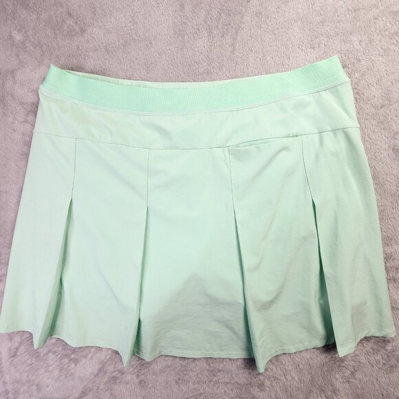 Ralph Lauren RLX Skort Women L Mint Green Pleated Performance Cruise Golf Tennis - Picture 3 of 11